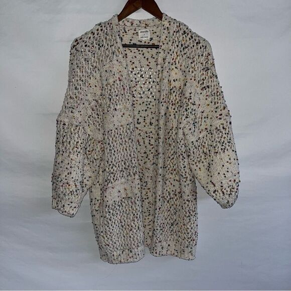 Amaryllis Women's Ashlee Nichols Collab Knit Open Sweater Cardigan - Picture 2 of 9